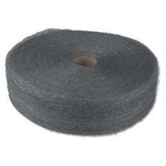 Industrial-Quality Steel Wool Reel, #1 Medium, 5-lb Reel -