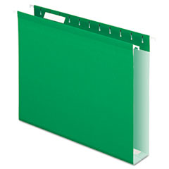 Reinforced 2&quot; Extra Capacity
Hanging Folders, Letter,
Bright Green - FOLDER,BX
BOTM,2&quot;CAP,BGN