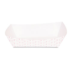 Paper Food Baskets, 5lb
Capacity, Red/White - C-500
5# RED WEAVE FOODTRAY (500)