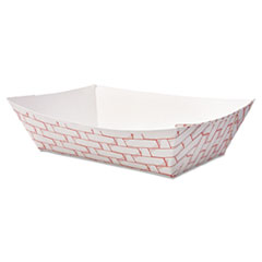 Paper Food Baskets, 2lb
Capacity, Red/White - C-200
2# RED WEAVE FOODTRAY (1000)