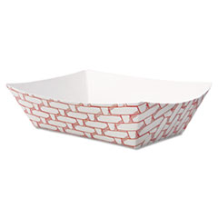 Paper Food Baskets, 8oz
Capacity, Red/White - C-50
1/2# RED WEAVE FOODTRAY (1000)