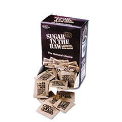 Unrefined Sugar Made From
Sugar Cane, 200 Packets/Box,
2 Boxes/Carton - SUGAR IN THE
RAW PKT 2/CS