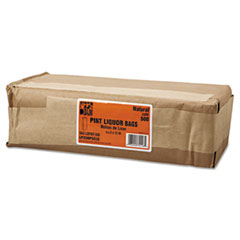 Paper Bag, 35-Pound Base
Weight, Brown Kraft, 3-3/4 x
2-1/4 x 11-1/4, 500-Bundle -
C-LIQUOR BG PT KFT 500