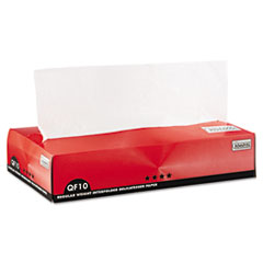 QF10 Interfolded Dry Wax
Paper, 10 x 10 1/4, White,
500/Box - DRY WX REG WT PPR
WRAP 10X10.75 INTRFLD 12/500