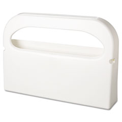 Toilet Seat Cover Dispenser, Plastic, White, Half-Fold,