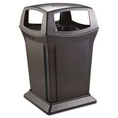 Ranger Fire-Safe Container,
Square, Structural Foam, 45
gal, Black - C-45 GAL RANGER
WITH FODOOR OPENINGS BLACK