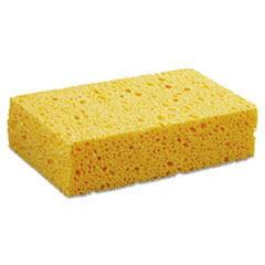 Medium Cellulose Sponge, 3
2/3 x 6 2/25 in, 1 11/20&quot;
Thick, Yellow - C-MEDIUM
CELLULOSE SPONGE 24/CASE
YELLOW
