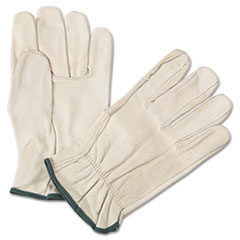 4000 Series Leather Driver
Gloves, White, Medium -
C-DRVR COWHIDE LEATH GLV HEM
CUFF MED NAT 12