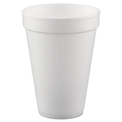 Conex Flush Fill Foam Cups, Hot /Cold, 10 oz., White,