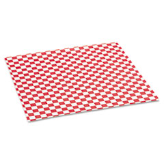 Grease-Resistant Paper Wrap/Liners, 12 x 12, Red