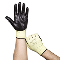 HyFlex Medium-Duty Assembly
Gloves, Gray/Green, Size 10 -
C-HYFLEX KEVLAR/FOAM GLV KNIT
WRIST XL BLU 12/PRS