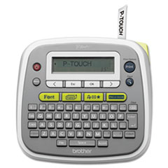 P-Touch PT-D200 Label Maker, 2 Lines, 6-1/2w x 6-1/2d,