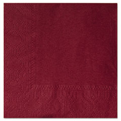 Beverage Napkins, Two-Ply 9
1/2&quot; x 9 1/2&quot;, Burgundy,
Embossed - C-10X10,2PLY
COCKTAIL NAIN,BURGUNDY,4/250
(1M)