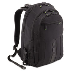 Spruce EcoSmart Backpack, 13 x 8-1/4, x 18-3/4, Black -