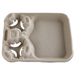 StrongHolder Molded Fiber
Cup/Food Trays, 8-44oz, 2-Cup
Capacity - 2CUP CUP CARRIER
W/FD TRY 8-44OZ WIDE-COMP 100