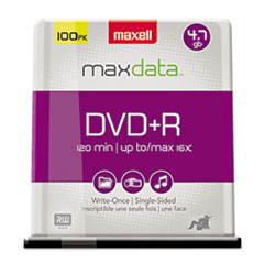 DVD Discs, 4.7GB, 16x,
Spindle, Silver -
DISC,DVD,100PK SPNL