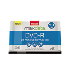 DVD-R Discs, 4.7GB, 16x,
Spindle, Gold - DISC,DVD-R,
50PK SPNL