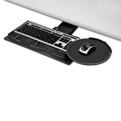 Adjustable Keyboard Platform,
19 x 10-5/8, Black -
TRAY,SIT/STAND,BK