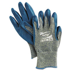 HyFlex 501 Medium-Duty
Gloves, Size 11,
Kevlar/Nitrile, Blue/Green -
C-HYFLEX KEVLAR/FOAM GLV KNIT
WRIST XXL BLU 12