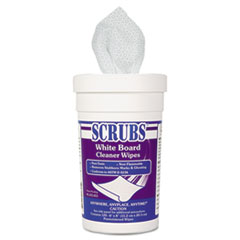White Board Cleaner Wipes,
Cloth, 8x6, White -
C-ERASE-IT-ALL WHITE
BOCLEANER WIPES 6/120