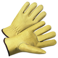 4000 Series Pigskin Leather
Driver Gloves, Beige, Large -
C-DRVR PIGSKIN LEATH GLV HEM
CUFF LG BEI 12