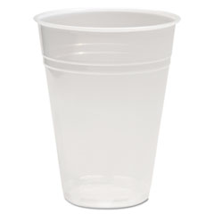 Translucent Plastic Cold Cups, 9oz, 100/Bag - C-PLAS