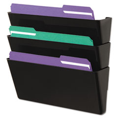Recycled Wall File, Three
Pocket, Plastic, Black -
FILE,WALL,RECYCLE,3/PK,BK