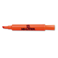Desk Style Highlighter,
Chisel Tip, Fluorescent
Orange Ink, 12/Pk -
HILIGHTER,FLOR