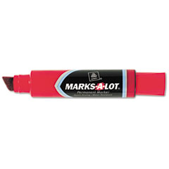 Permanent Marker, Jumbo Chisel Tip, Red -
