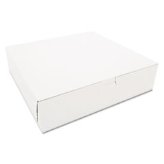 Tuck-Top Bakery Boxes, 10w x
10d x 2 1/2h, White - BAKERY
BOX 10x10x2.5&quot; 250/BDL