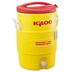 Industrial Water Cooler, 5gal
- C-IGLOO 400 SERIES WTR
COOLER 5GAL RED/YLW