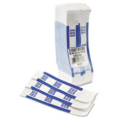 Self-Adhesive Currency Straps, Blue, $100 in Dollar