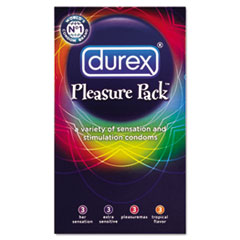 Pleasure Pack Condoms,
Assorted - DUREX PLEASURE
PACK CONDOM 12CT 3.65 18