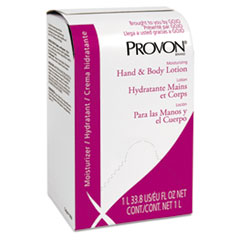 Moisturizing Hand &amp; Body
Lotion, 1000 ml, Bag-in-Box
Refill, Floral - PROVON NXT
MOIST HAND/BODY LOTION 1000ML
8
