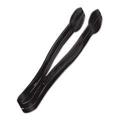 Plastic Tongs, 9 Inches, Black, 48/Case - C-TONG 9IN
