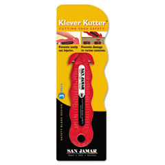 Klever Kutter Safety Cutter,
1 Razor Blade, Red - SAFETY
KLEVER KUTTER3/PK