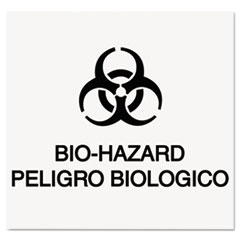 Medical Decal, &quot;Bio Hazard&quot;,
10 x 7, White - C-Bilingual
Label - Bio zard; 7iHx10iW