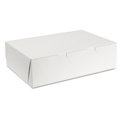 Tuck-Top Bakery Boxes, 14w x
10d x 4h, White -
C-14X10X4-SHEET CAKE
BOX100/CASE