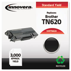 TN620 Compatible,
Remanufactured, TN620 Laser
Toner, 3000 Page-Yield, Black
- TONER,BRO TN620,BK