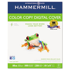 Color Copy Digital Cover
Stock, 80 lbs., 8-1/2 x 11,
White, 250 Sheets -
PAPER,COVER 8.5X11 80#,WE