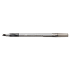 Ultra Round Stic Grip Ballpoint Stick Pen, Black