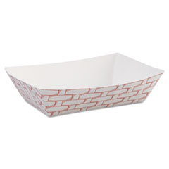 Paper Food Baskets, 6oz
Capacity, Red/White - C-40
6OZ RED WEAVE FOODTRAY (1000)
