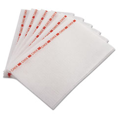 Food Service Towels, 13 x 21,
Red/White - CHIX FOODSERV
TOWEL WRED STRIPE 150/CS