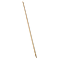 Tapered-Tip Wood Broom/Sweep Handle, 60&quot;, Natural - 60&quot;