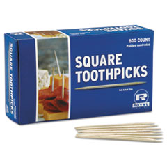 Square Wood Toothpicks, 2
3/4&quot;, Natural -
TOOTHPICK-SQUARE-24/800