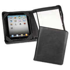 iPad Zipper Composition Pad
Holder, Leather, Black -
PADHOLDER,IPAD,ZIPPER,BK