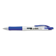 eGEL Roller Ball Retractable
Gel Pen, Blue Ink, Medium -
PEN,RBALL,EGEL,RT,MED,BE
