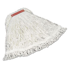 Super Stitch Rayon Mop Heads, Cotton/Synthetic, White,