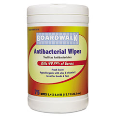 Antibacterial Wipes, 8 x 5 2/5, Fresh Scent -