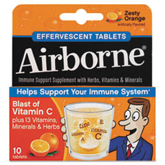 Immune Support Effervescent
Tablet, Orange - AIRBORNE
EFFERVESCENT TABS 10CT ZSTY
ORA 72